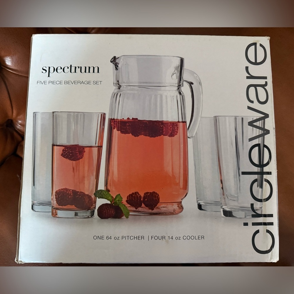 Circleware Spectrum Beverage Set